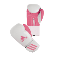 Перчатки боксерские Response бело-розовые