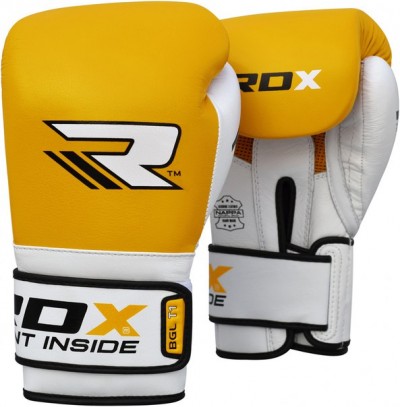 Боксерские перчатки RDX Gel Pro Yellow