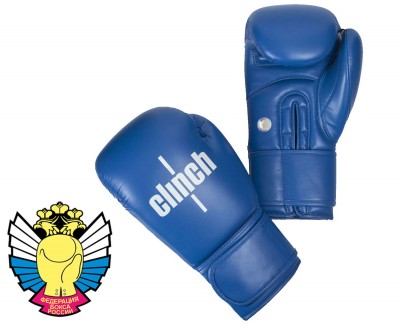 Боксерские перчатки Clinch Olimp (Синие)